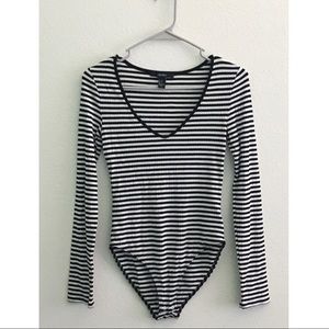 Striped Bodysuit